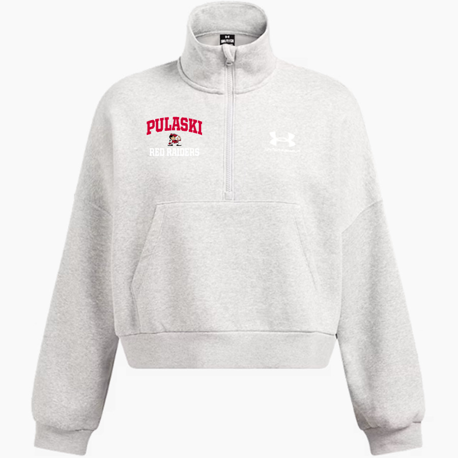 Pulaski Red Raiders <span class="pdp-name-mascot">Pulaski Red Reaiders</span> UA Women's Fleece 1/2 Zip Hoodie