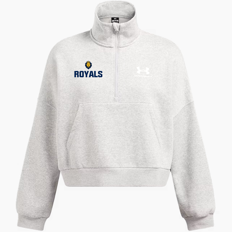 Warner Royals <span class="pdp-name-mascot">Warner Royals</span> UA Women's Icon Fleece Oversized 1/2 Zip