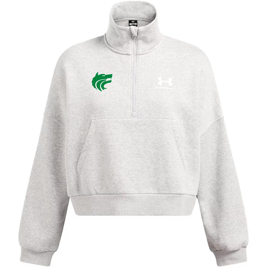 Vigor Wolves <span class="pdp-name-mascot">Vigor Wolves</span> UA Women's Icon Fleece Oversized 1/2 Zip