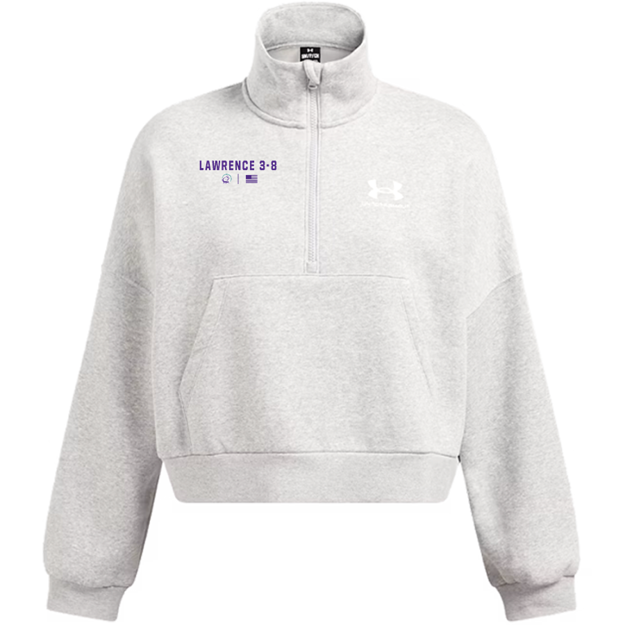Lawrence 3-8 Lobos <span class="pdp-name-mascot">Lawrence 3-8 School Lobos</span> UA Women's Icon Fleece Oversized 1/2 Zip