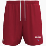 CROW HIGH SCHOOL Cougars Online Store <span class="pdp-name-mascot">CROW COUGARS</span> UA Men's Tech Vent 7" Shorts Front Thumbnail