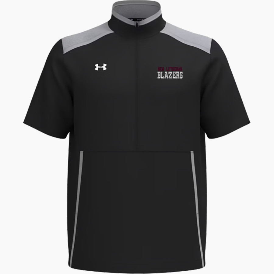 NEW Lutheran BLAZERS <span class="pdp-name-mascot">NORTHEASTERN WI LUTHERAN BLAZERS</span> UA Men's Motivate 3.0 Short Sleeve Half-Zip