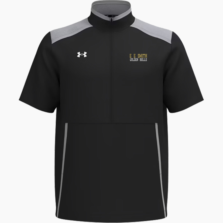 E E SMITH HIGH SCHOOL GOLDEN BULLS <span class="pdp-name-mascot">E E SMITH GOLDEN BULLS</span> UA Men's Motivate 3.0 Short Sleeve Half-Zip