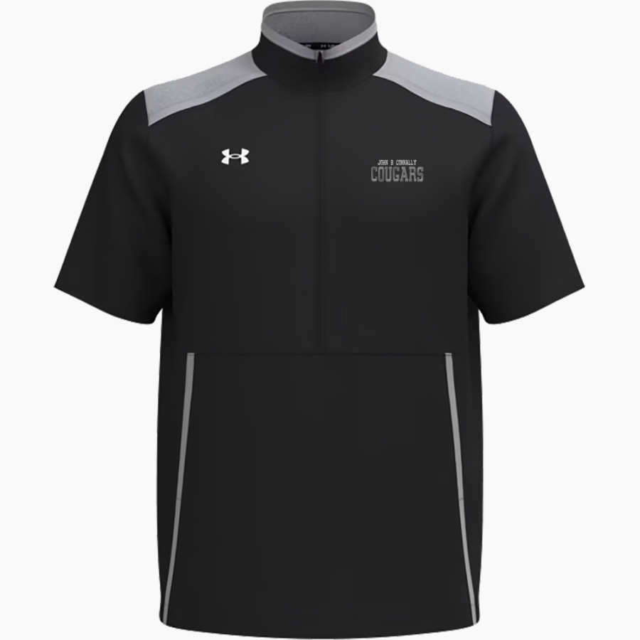 JOHN B CONNALLY HIGH SCHOOL COUGARS <span class="pdp-name-mascot">JOHN B CONNALLY COUGARS</span> UA Men's Motivate 3.0 Short Sleeve Half-Zip