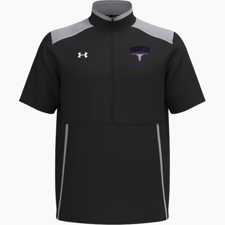 FORSYTH HIGH SCHOOL DOGIES UA Men's Motivate 3.0 Short Sleeve Pullover