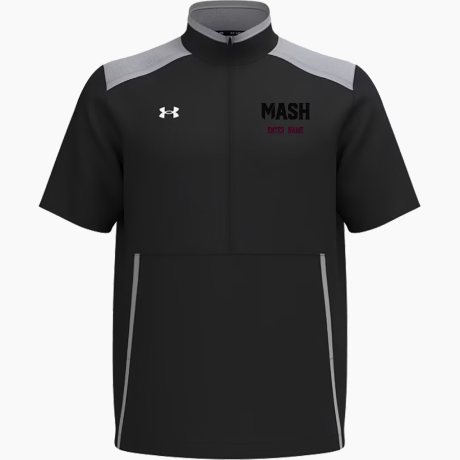 Mash Athletics <span class="pdp-name-mascot">Minnesota Mash Baseball Club</span> UA Men's Motivate 3.0 Short Sleeve Half-Zip