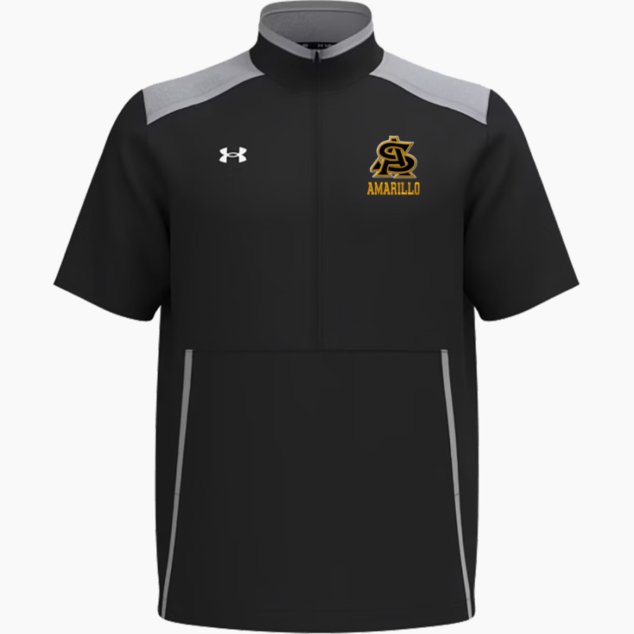 AMARILLO HIGH SCHOOL SANDIES <span class="pdp-name-mascot">AMARILLO SANDIES</span> UA Men's Motivate 3.0 Short Sleeve Half-Zip