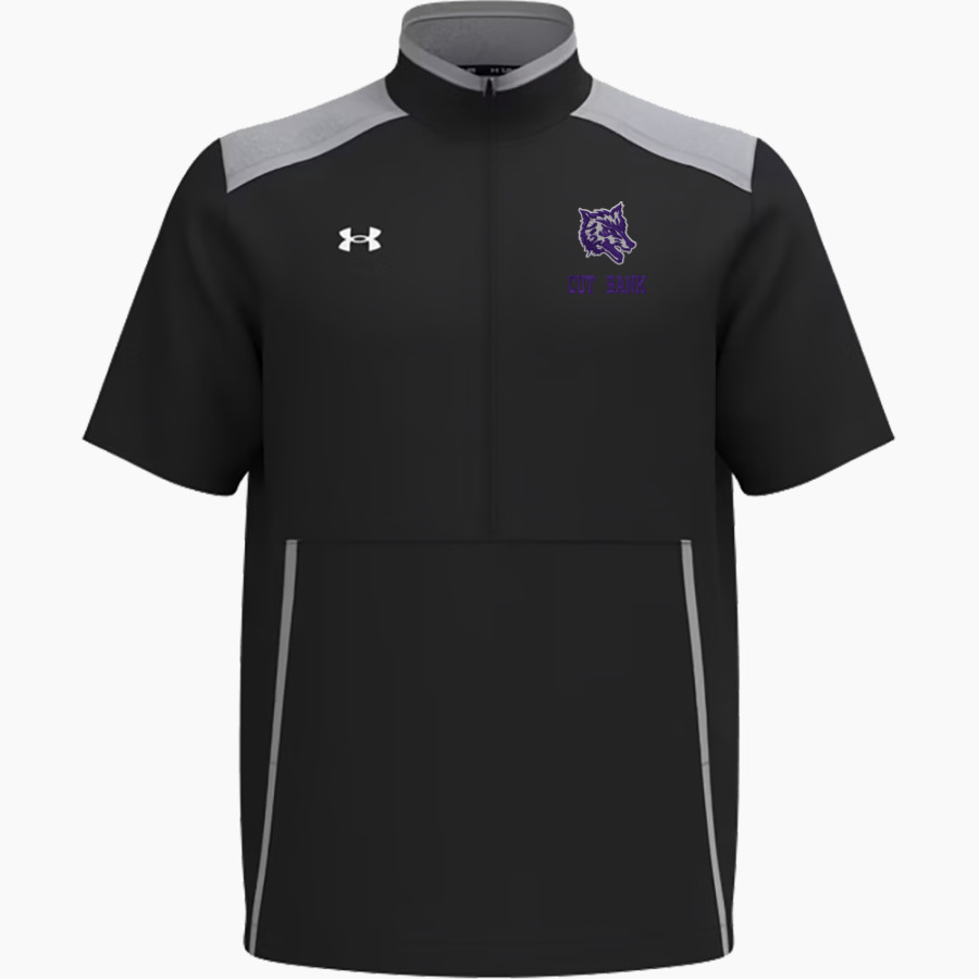 CUT BANK HIGH SCHOOL WOLVES UA Men's Motivate 3.0 Short Sleeve Pullover