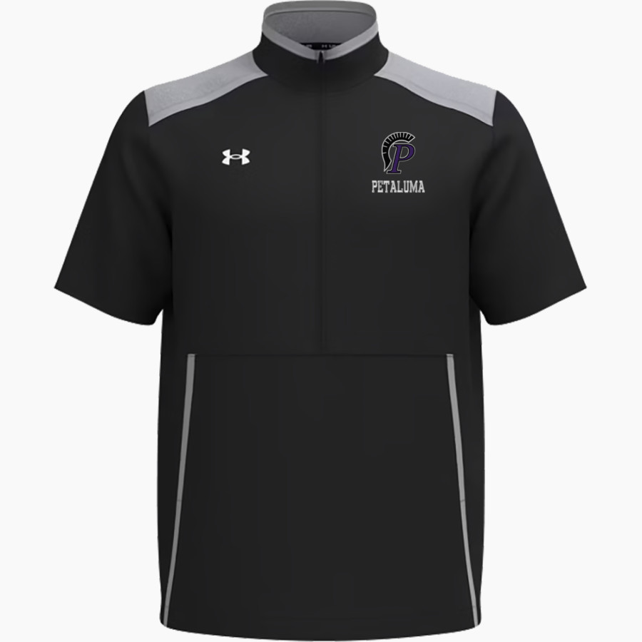Petaluma Trojans <span class="pdp-name-mascot">Petaluma Trojans</span> UA Men's Motivate 3.0 Short Sleeve Half-Zip