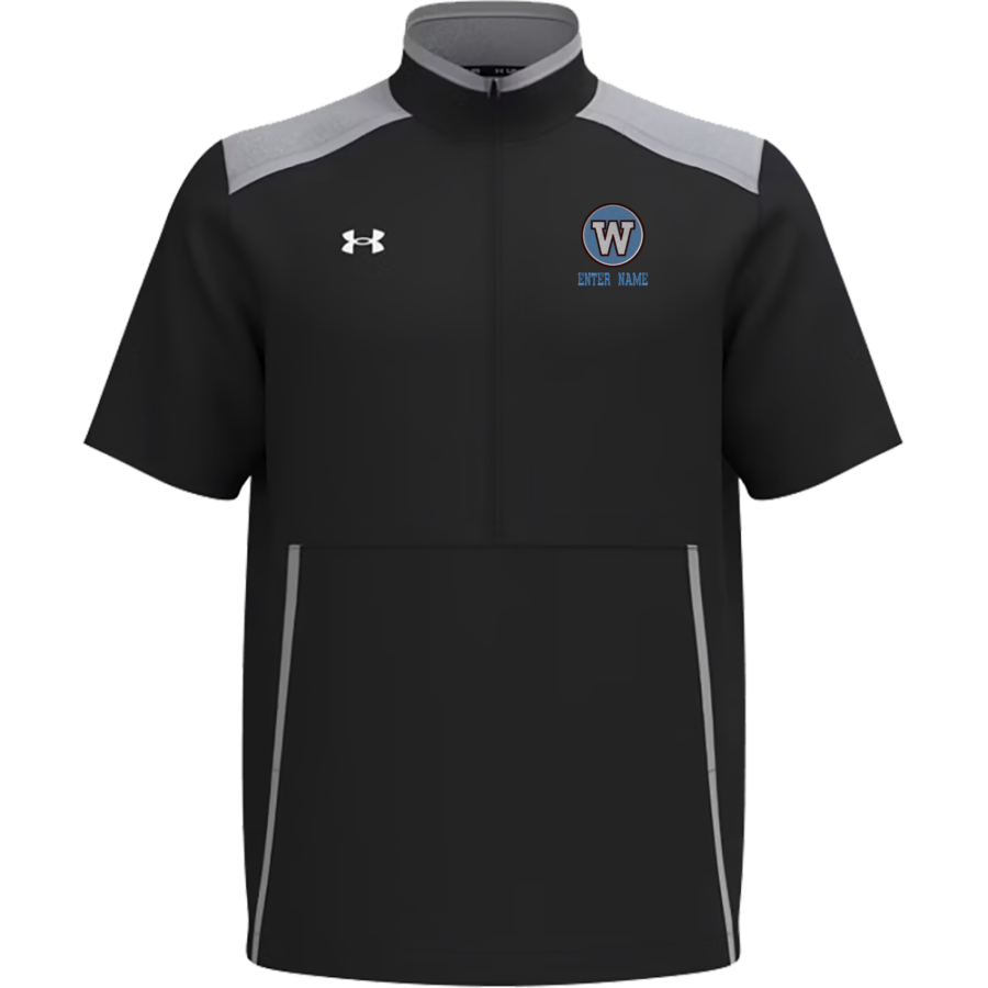 Westtown School official sideline store <span class="pdp-name-mascot">Westtown Pioneers</span> UA Men's Motivate 3.0 Short Sleeve Half-Zip