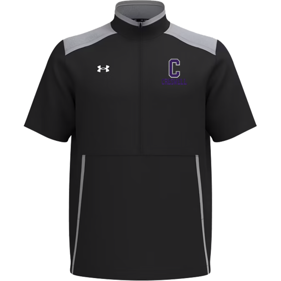 Isaiah T Creswell Middle Arts Magnet Comets <span class="pdp-name-mascot">Isaiah T Creswell Middle Arts Magnet Comets</span> UA Men's Motivate 3.0 Short Sleeve Half-Zip