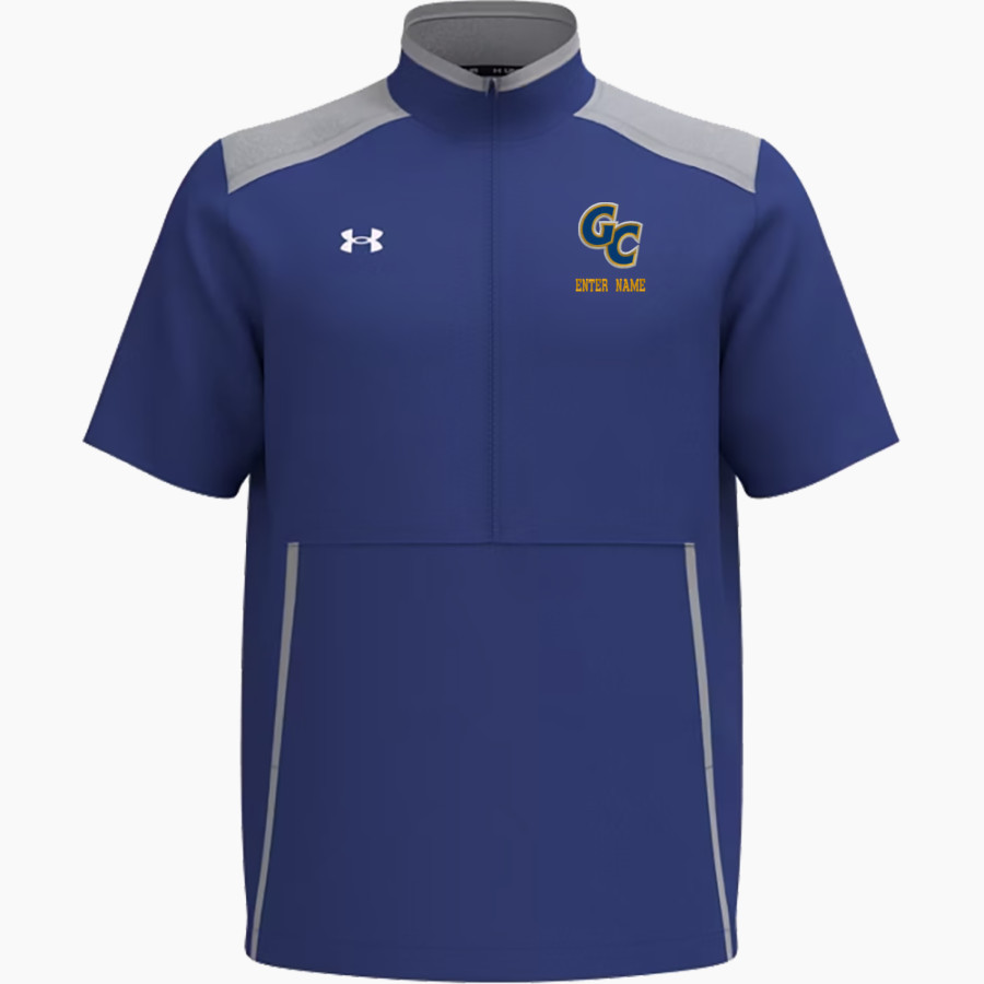 Greenfield Central Cougars Online Store <span class="pdp-name-mascot">Greenfield-Central Cougars</span> UA Men's Motivate 3.0 Short Sleeve Half-Zip