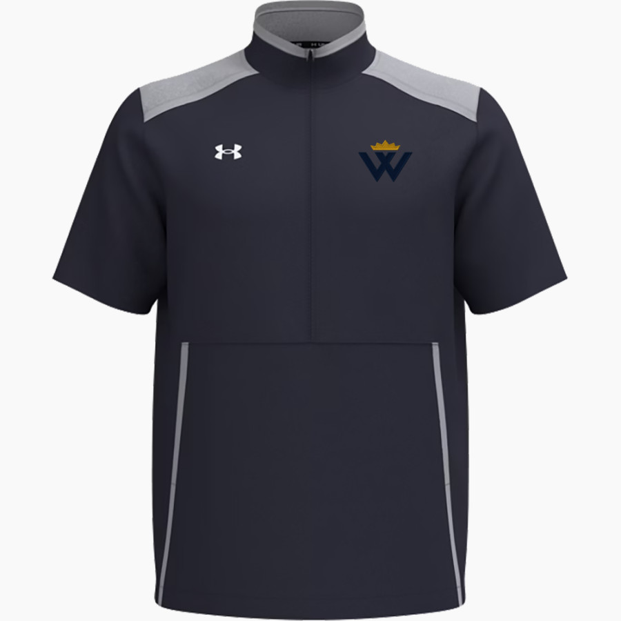 Warner Royals <span class="pdp-name-mascot">Warner Royals</span> UA Men's Motivate 3.0 Short Sleeve Half-Zip