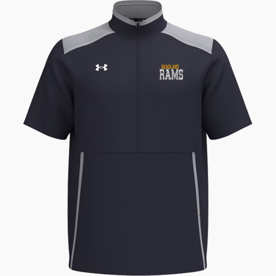 Headland Rams <span class="pdp-name-mascot">Headland Rams</span> UA Men's Motivate 3.0 Short Sleeve Half-Zip