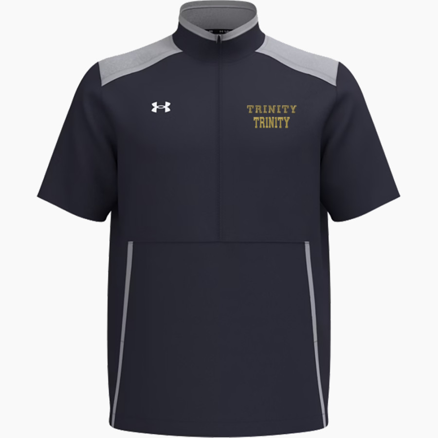 Trinity College Bantams The Official Online Store <span class="pdp-name-mascot">Trinity Bantams</span> UA Men's Motivate 3.0 Short Sleeve Half-Zip