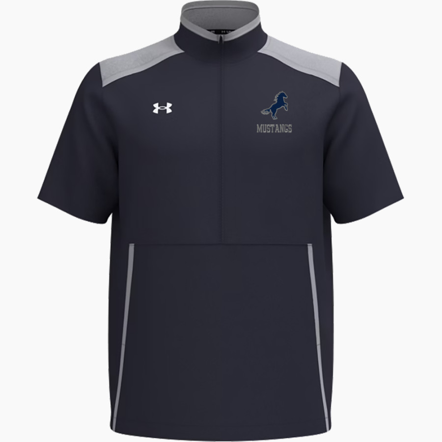 Ranchos Mustangs <span class="pdp-name-mascot">Ranchos Middle School Mustangs</span> UA Men's Motivate 3.0 Short Sleeve Half-Zip