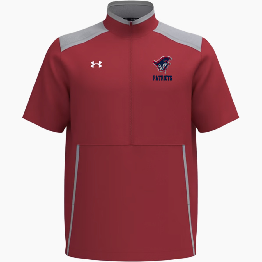 WESTWOOD HIGH SCHOOL PATRIOTS UA Men's Motivate 3.0 Short Sleeve Pullover