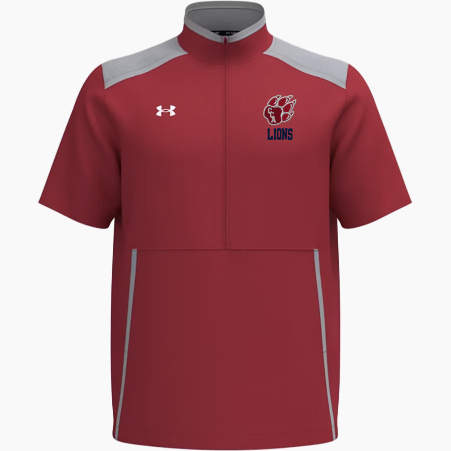 Cornerstone Lions <span class="pdp-name-mascot">Cornerstone Christian Lions</span> UA Men's Motivate 3.0 Short Sleeve Half-Zip