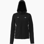 Akins Eagles UA Women's Rival Stretch Woven Jacket Front Thumbnail