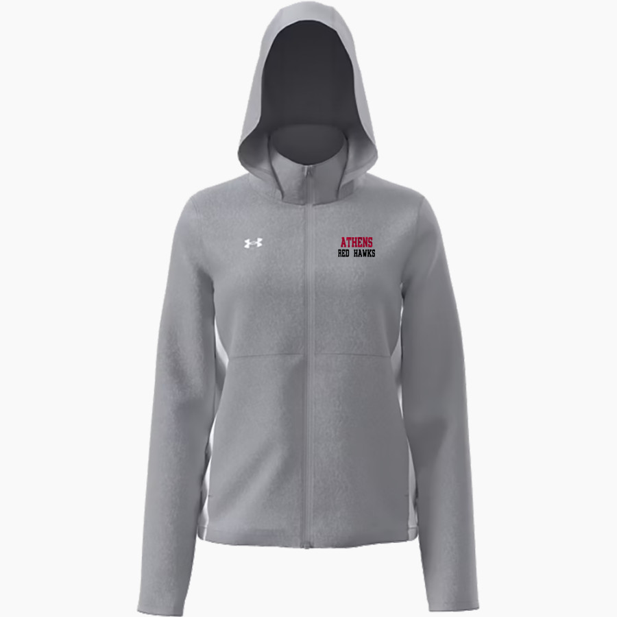 ATHENS HIGH SCHOOL RED HAWKS <span class="pdp-name-mascot">ATHENS RED HAWKS</span> UA Women's Rival Stretch Woven Jacket