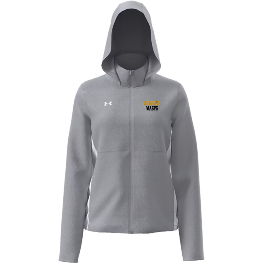 WASATCH HIGH SCHOOL WASPS <span class="pdp-name-mascot">WASATCH WASPS</span> UA Women's Rival Stretch Woven Jacket