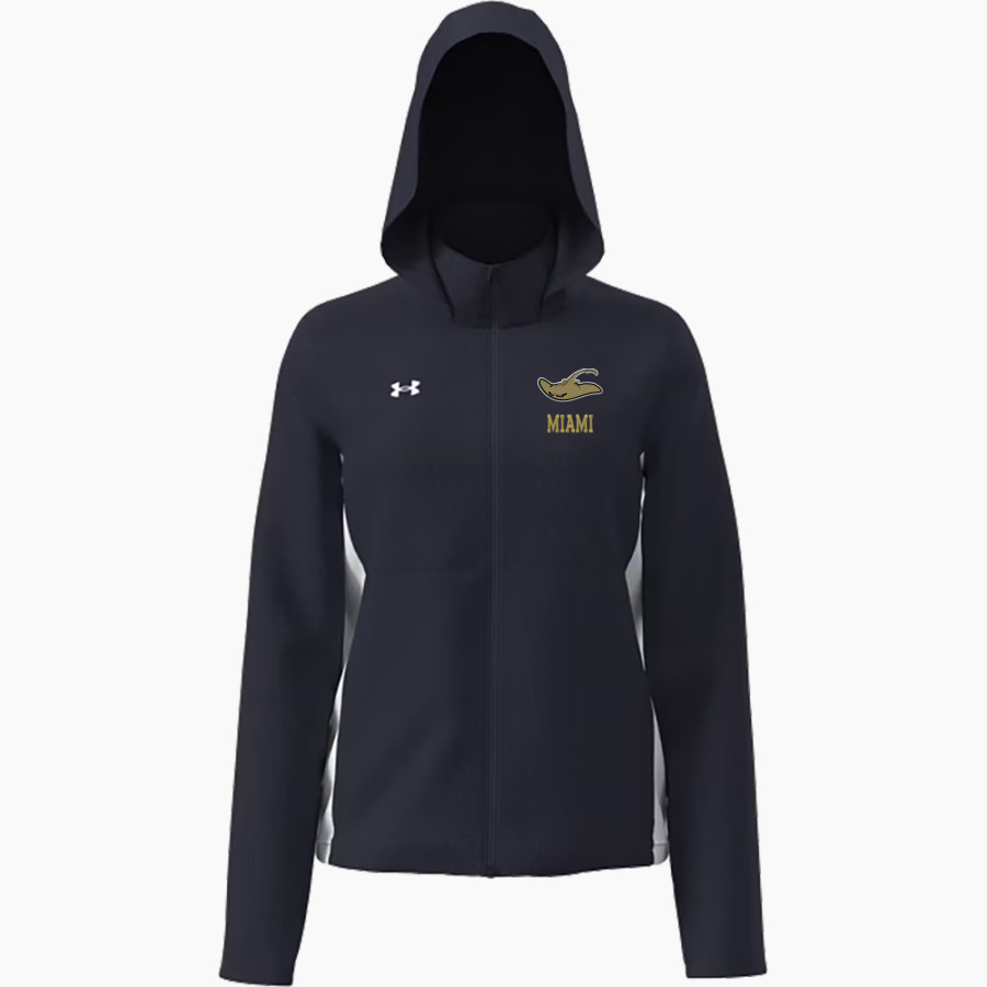 MIAMI SENIOR HIGH SCHOOL STINGAREES UA Women's Rival Stretch Woven Jacket