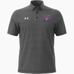 SEBEKA HIGH SCHOOL Trojans Online Store <span class="pdp-name-mascot">SEBEKA TROJANS</span> UA Men's Drive Team Stripe Polo Front Thumbnail