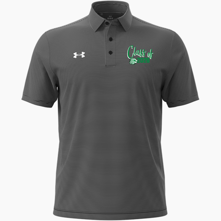 Bremen Athletics Sideline Store <span class="pdp-name-mascot">Bremen Lions</span> UA Men's Drive Team Stripe Polo