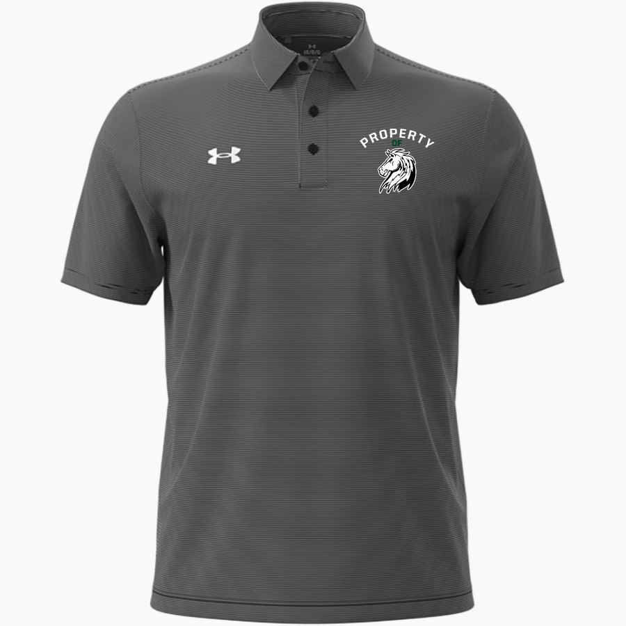 HARRY S TRUMAN HIGH SCHOOL MUSTANGS <span class="pdp-name-mascot">HARRY S TRUMAN MUSTANGS</span> UA Men's Drive Team Stripe Polo