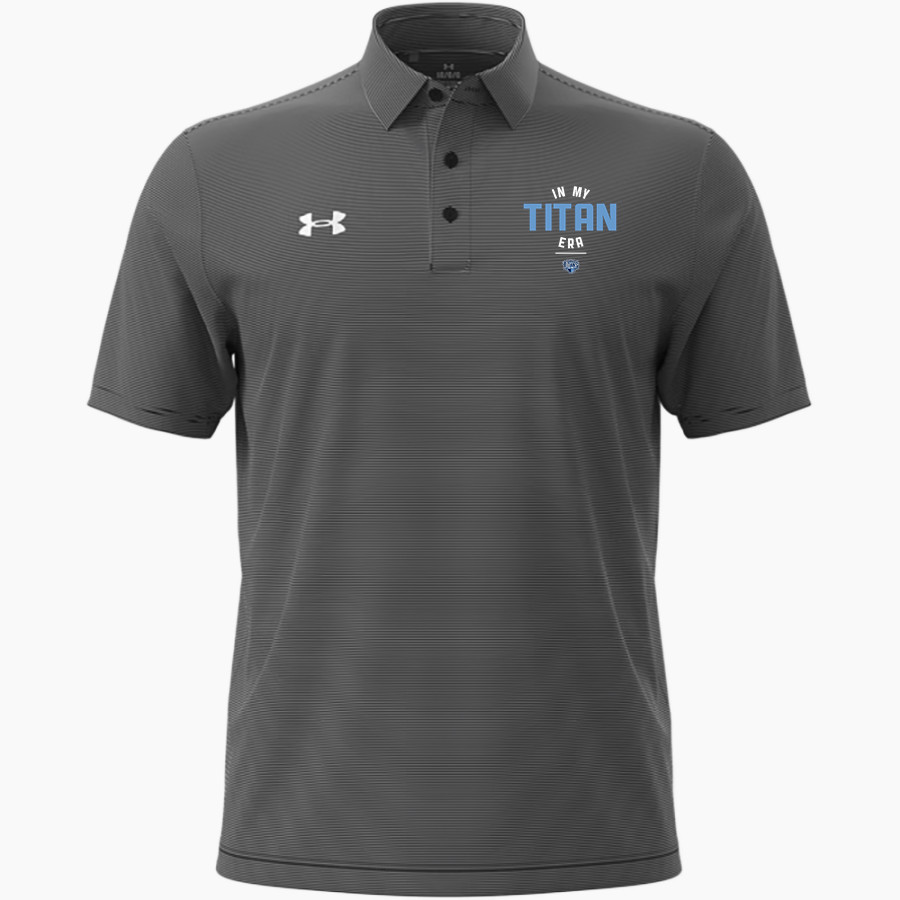 ILLINOIS MATH & SCIENCE ACADEMY TITANS UA Men's Drive Team Stripe Polo