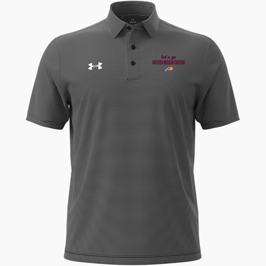 NORTHERN MICHIGAN CHRISTIAN HS COMETS UA Men's Drive Team Stripe Polo