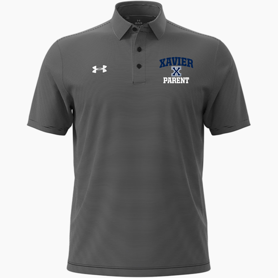 XAVIER HIGH SCHOOL HAWKS UA Men's Drive Team Stripe Polo