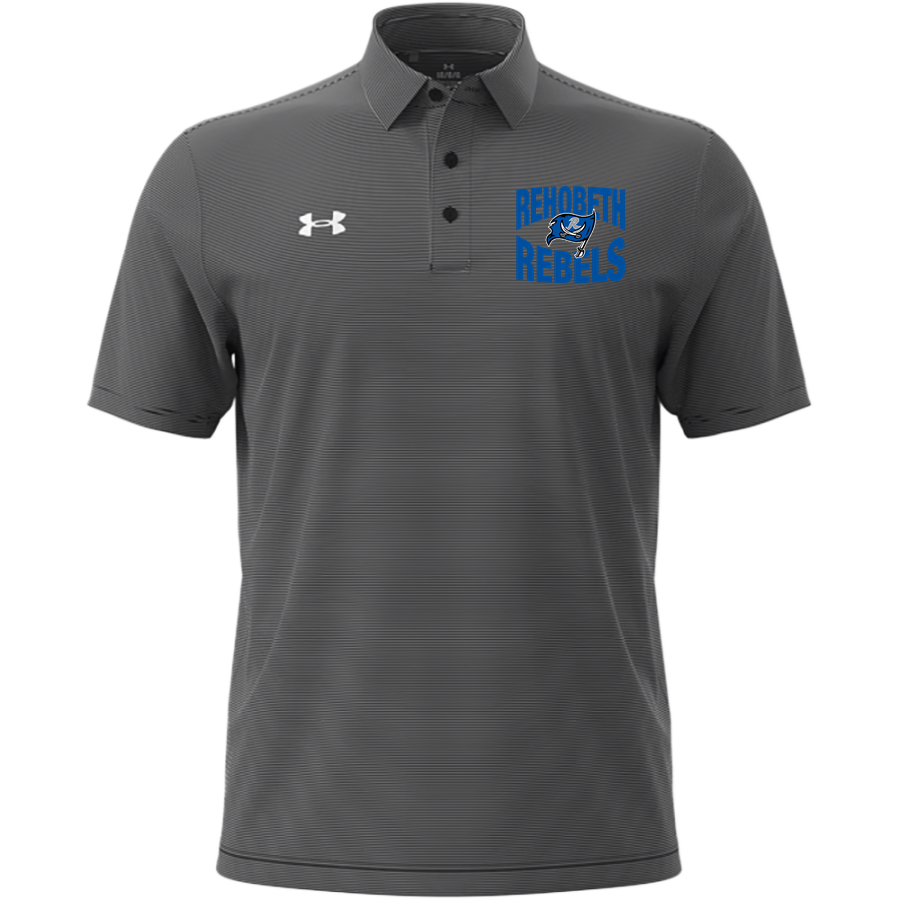 REHOBETH HIGH SCHOOL REBELS <span class="pdp-name-mascot">REHOBETH REBELS</span> UA Men's Drive Team Stripe Polo