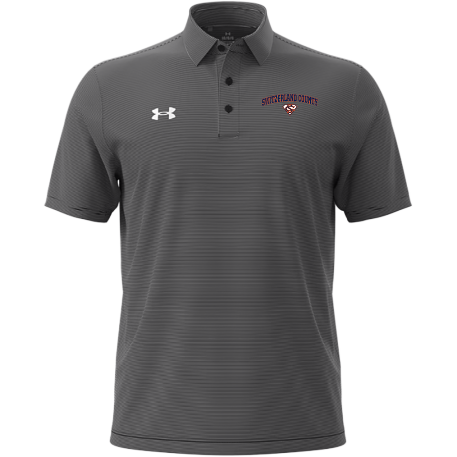 Switzerland County PACERS <span class="pdp-name-mascot">SWITZERLAND COUNTY PACERS</span> UA Men's Drive Team Stripe Polo