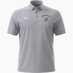 Trinity College Bantams The Official Online Store <span class="pdp-name-mascot">Trinity Bantams</span> UA Men's Drive Team Stripe Polo Front Thumbnail