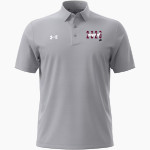 LINCOLN HIGH SCHOOL WOLVES <span class="pdp-name-mascot">LINCOLN WOLVES</span> UA Men's Drive Team Stripe Polo Front Thumbnail