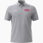 Benedictine University Mesa Redhawks <span class="pdp-name-mascot">Benedictine University Redhawks</span> UA Men's Drive Team Stripe Polo Front Thumbnail