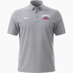 Transylvania University Official Store of the Pioneers UA Men's Drive Team Stripe Polo Front Thumbnail