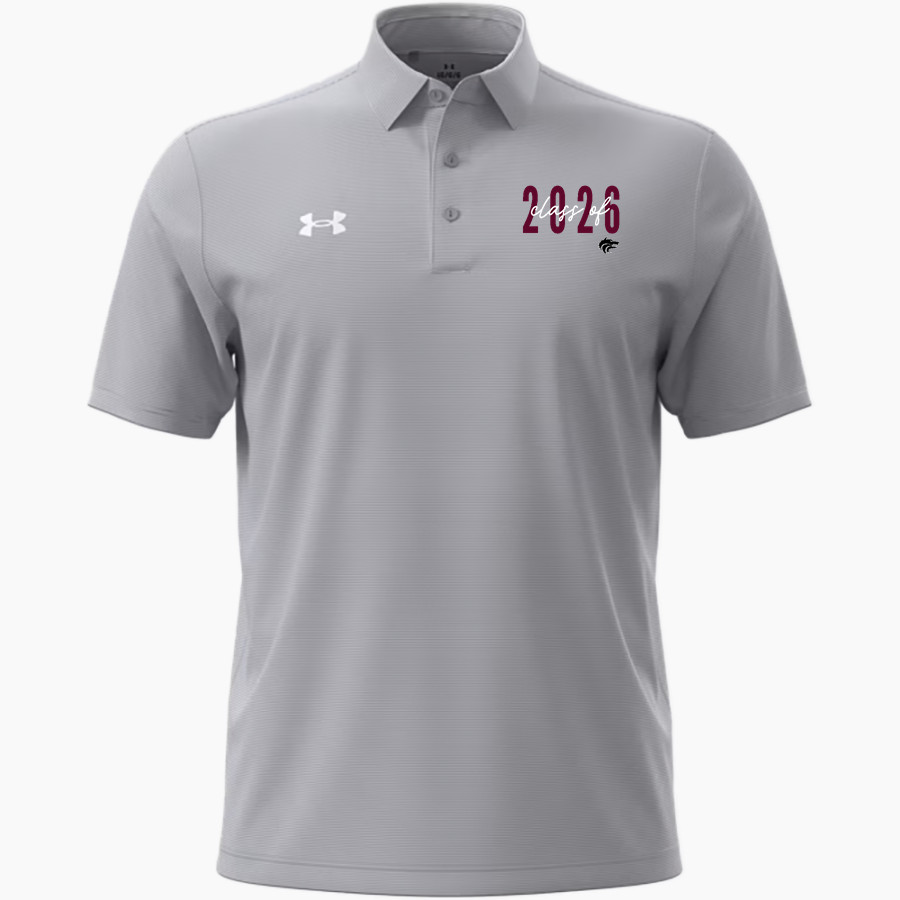 LINCOLN HIGH SCHOOL WOLVES <span class="pdp-name-mascot">LINCOLN WOLVES</span> UA Men's Drive Team Stripe Polo