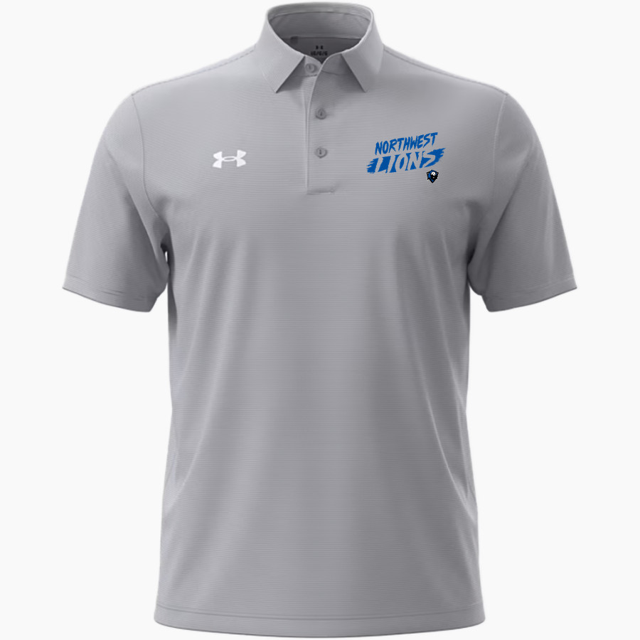 NORTHWEST HIGH SCHOOL LIONS <span class="pdp-name-mascot">NORTHWEST LIONS</span> UA Men's Drive Team Stripe Polo