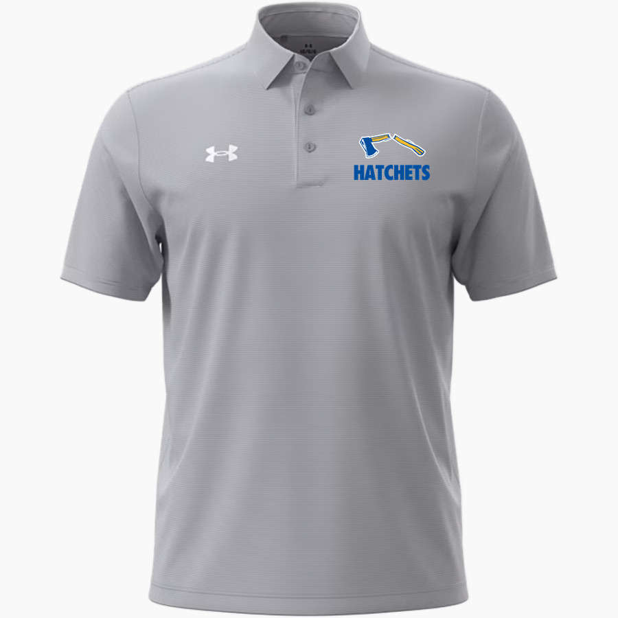 BAD AXE HIGH SCHOOL HATCHETS <span class="pdp-name-mascot">BAD AXE HATCHETS</span> UA Men's Drive Team Stripe Polo