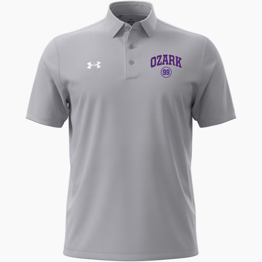 OZARK HIGH SCHOOL HILLBILLIES <span class="pdp-name-mascot">OZARK HILLBILLIES</span> UA Men's Drive Team Stripe Polo