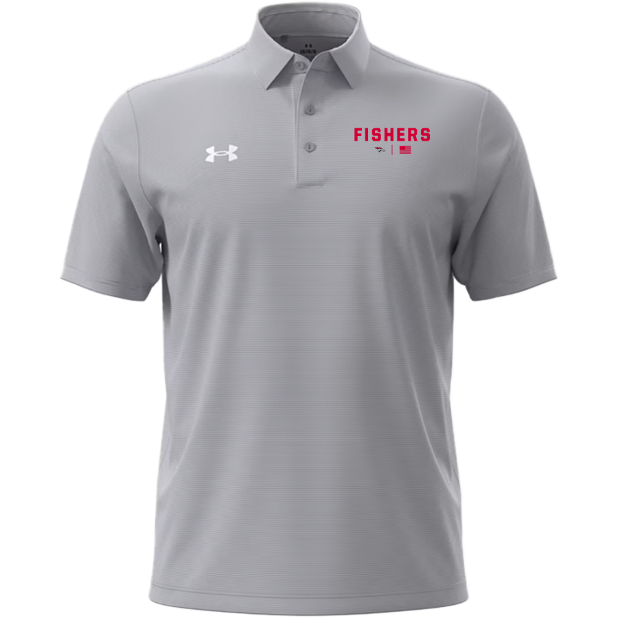 Fishers Chargers <span class="pdp-name-mascot">Fishers Chargers</span> UA Men's Drive Team Stripe Polo