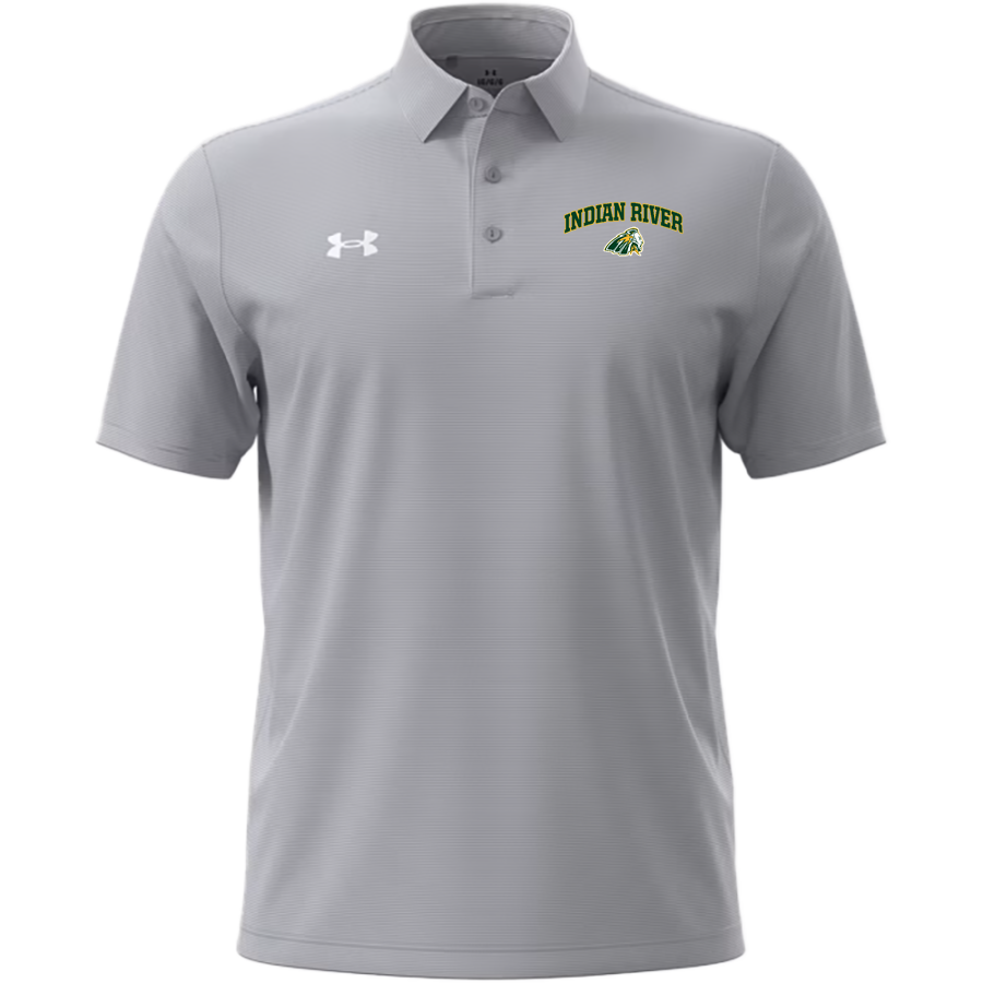 INDIAN RIVER HIGH SCHOOL INDIANS <span class="pdp-name-mascot">INDIAN RIVER INDIANS</span> UA Men's Drive Team Stripe Polo