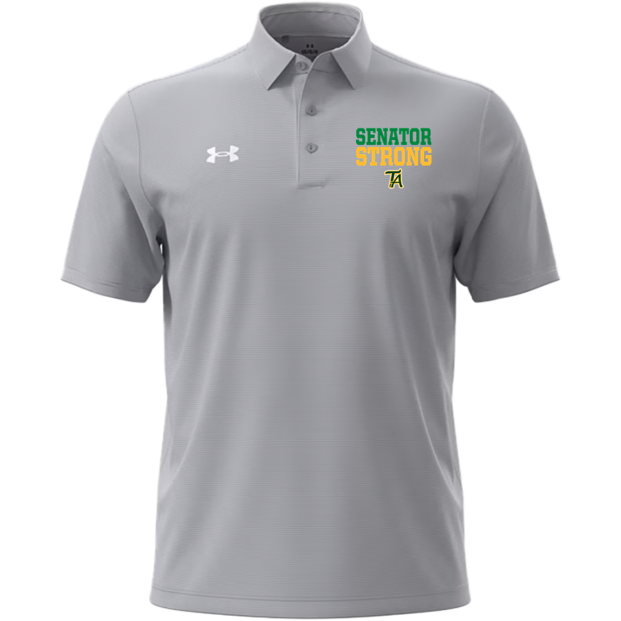 ROBERT A TAFT HIGH SCHOOL SENATORS <span class="pdp-name-mascot">TAFT SENATORS</span> UA Men's Drive Team Stripe Polo