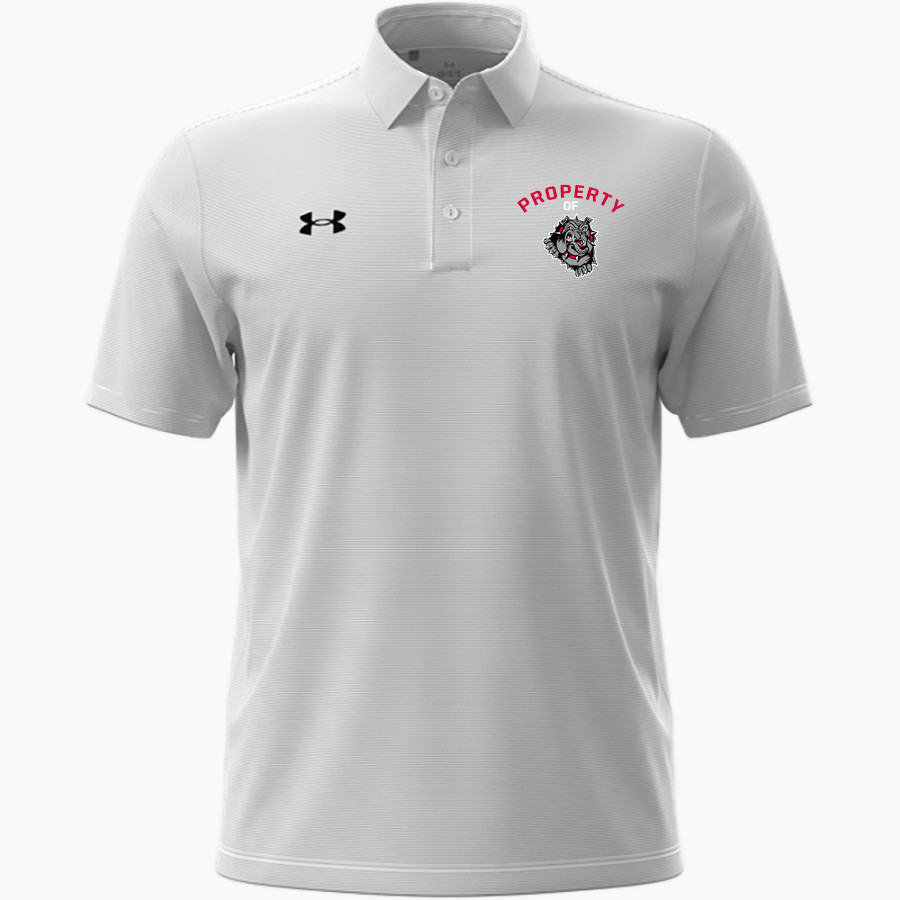 BENTLEY SENIOR HIGH SCHOOL BULLDOGS UA Men's Drive Team Stripe Polo