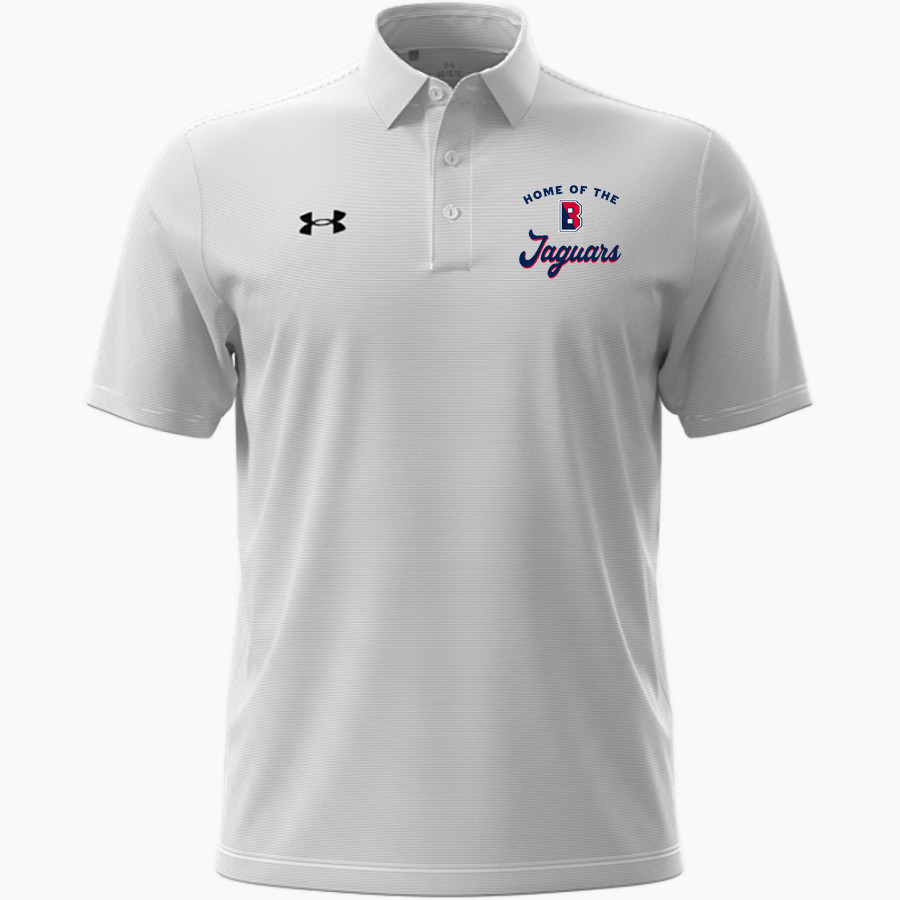 Medford Tech Jaguars <span class="pdp-name-mascot">Medford Tech High School Jaguars</span> UA Men's Drive Team Stripe Polo