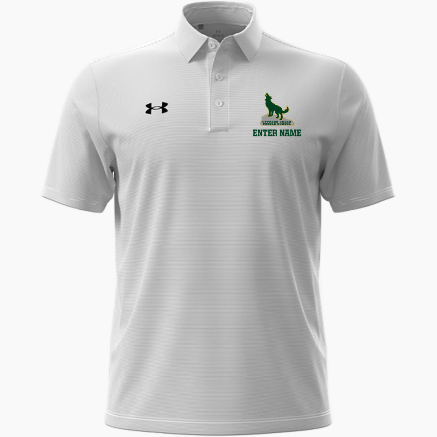 Cypress Creek Coyotes <span class="pdp-name-mascot">Cypress Creek Coyotes</span> UA Men's Drive Team Stripe Polo
