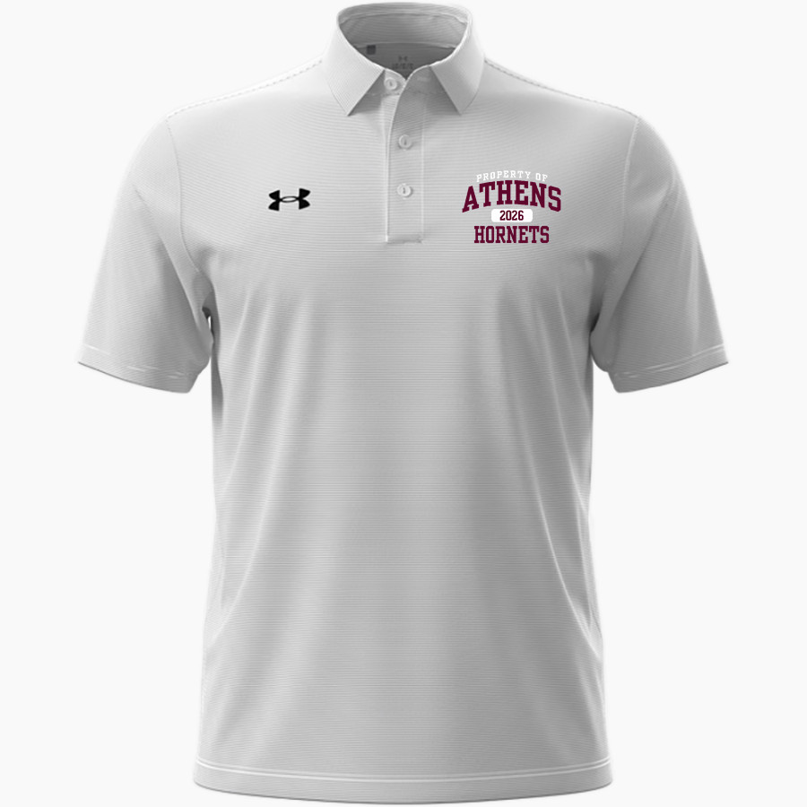 Athens Hornets <span class="pdp-name-mascot">Athens Hornets</span> UA Men's Drive Team Stripe Polo