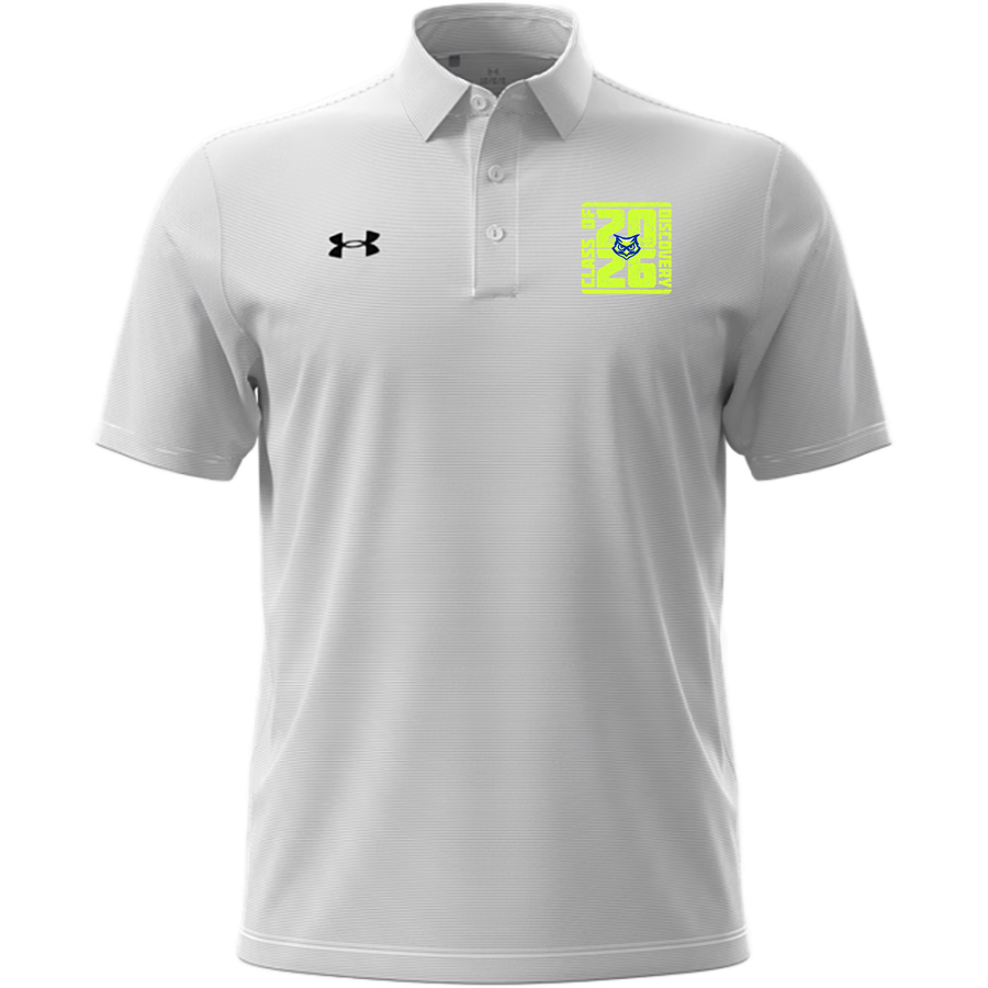 Discovery Swamp Owls <span class="pdp-name-mascot">Discovery Swamp Owls</span> UA Men's Drive Team Stripe Polo